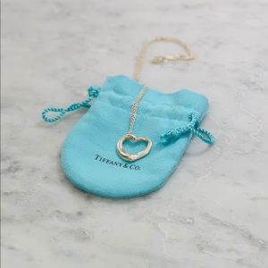 Tiffany & Co Elsa Peretti Open Heart Necklace